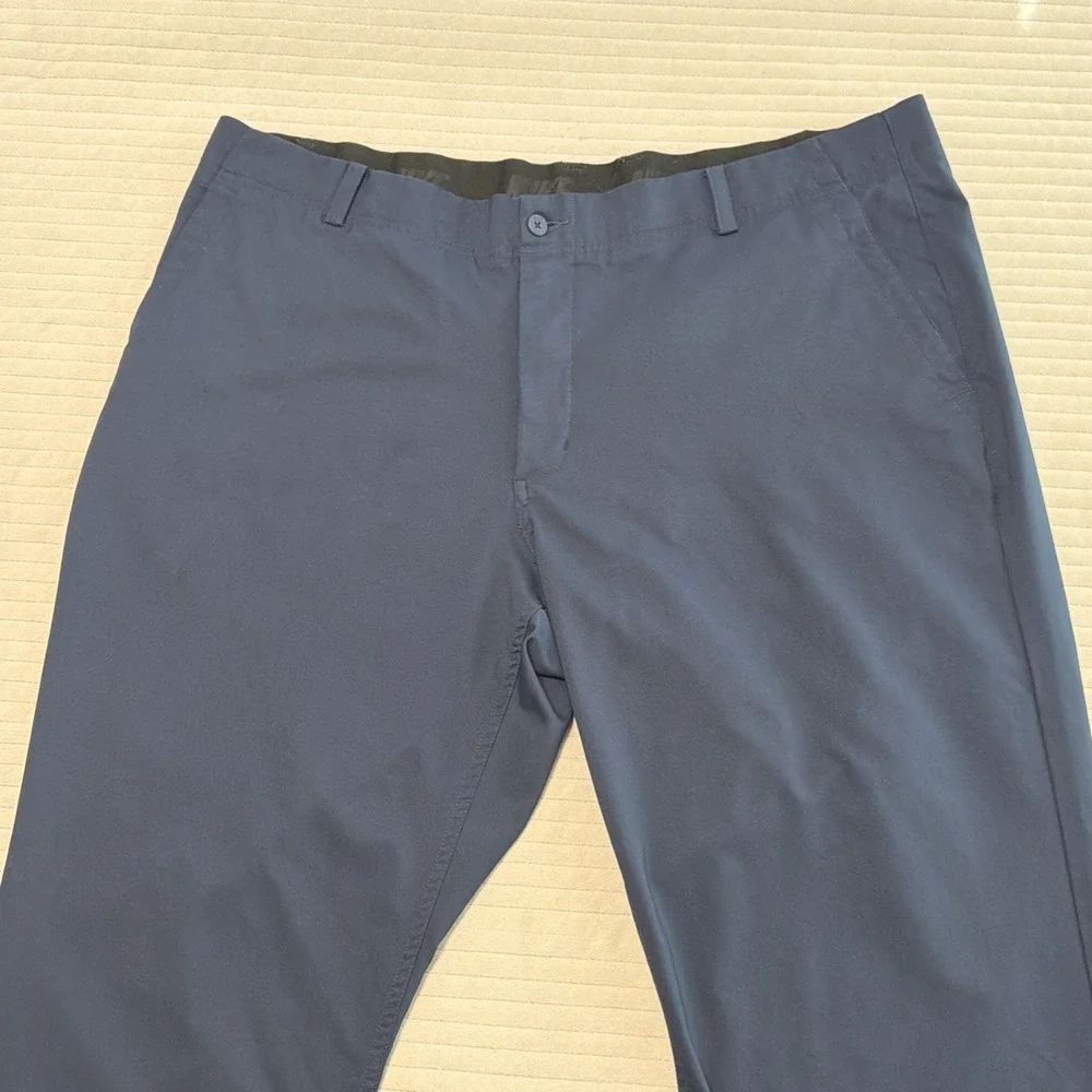 Nike Golf Mens Flex Dri Fit Chino Pants Navy (40x32) AA3318-451